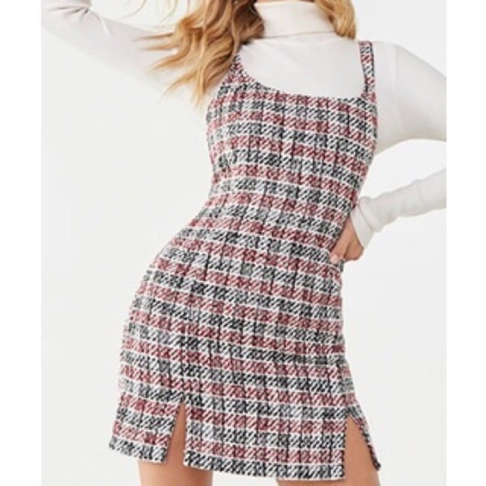 F21 Tweed Dress w/ Slits
